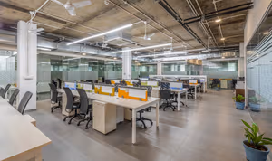 3 Person Coworking Desk