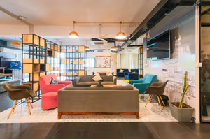 3 Person Coworking Desk