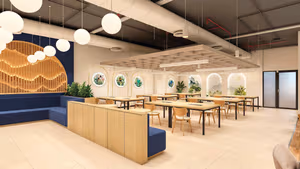 5 Person Coworking Desk