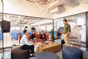 3 Person Coworking Desk