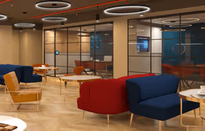 4 Person Coworking Desk