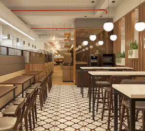 4 Person Coworking Desk