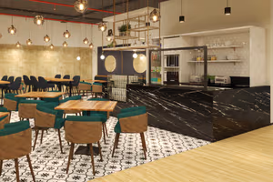 5 Person Coworking Desk