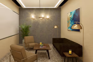 3 Person Coworking Desk