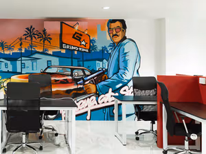 5 Person Coworking Desk