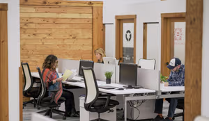 5 Person Coworking Desk