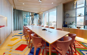 6 Person Coworking Desk