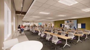 3 Person Coworking Desk