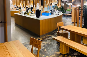 3 Person Coworking Desk