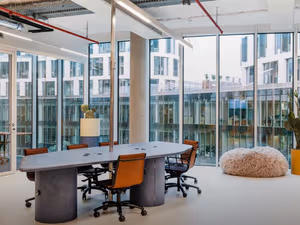 3 Person Coworking Desk