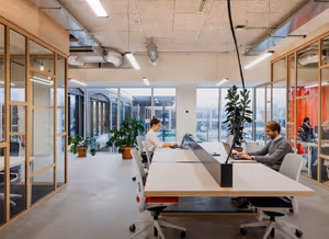 3 Person Coworking Desk
