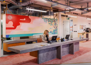 4 Person Coworking Desk