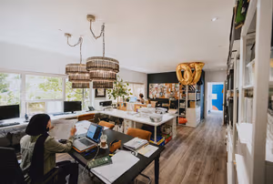 2 Person Coworking Desk