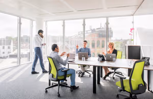 3 Person Coworking Desk