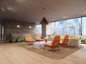 1 Person Coworking Desk