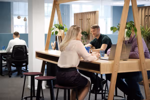 2 Person Coworking Desk