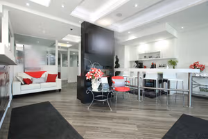 3 Person Coworking Desk