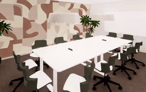 3 Person Private Office