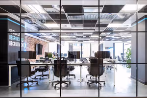 3 Person Coworking Desk