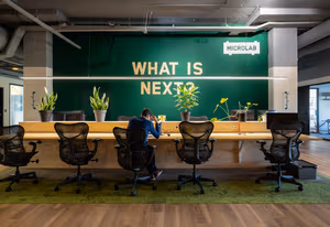 4 Person Coworking Desk