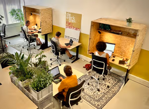 2 Person Coworking Desk