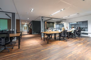 3 Person Coworking Desk