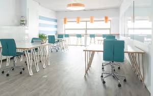 3 Person Coworking Desk
