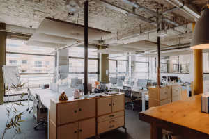 4 Person Coworking Desk