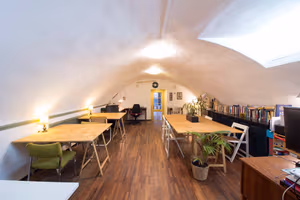 3 Person Coworking Desk