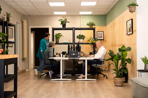 1 Person Coworking Desk