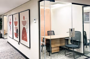 3 Person Coworking Desk