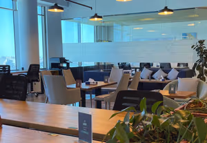 3 Person Coworking Desk