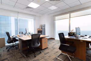 3 Person Coworking Desk