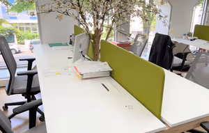 3 Person Coworking Desk
