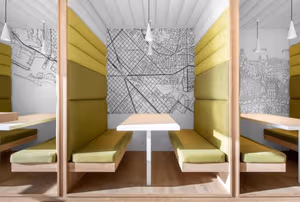 1 Person Coworking Desk