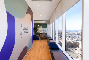 3 Person Coworking Desk