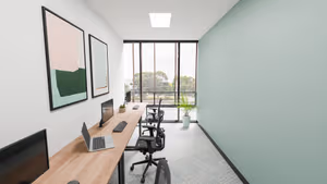2 Person Private Office