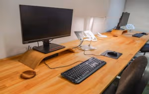3 Person Coworking Desk
