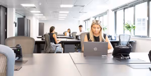 3 Person Coworking Desk