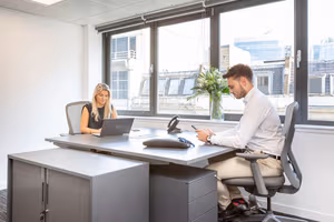 2 Person Coworking Desk