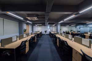 3 Person Coworking Desk