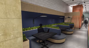 3 Person Private Office