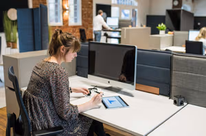 1 Person Coworking Desk