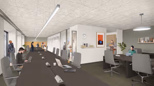 1 Person Coworking Desk