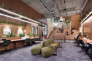 1 Person Coworking Desk