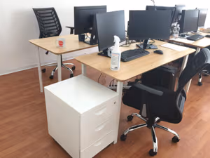 2 Person Coworking Desk