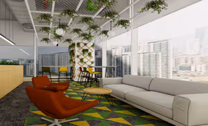 5 Person Coworking Desk