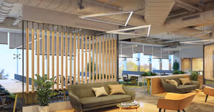 1 Person Coworking Desk