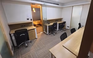 3 Person Coworking Desk