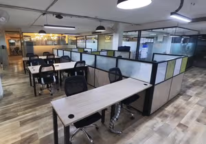 2 Person Coworking Desk